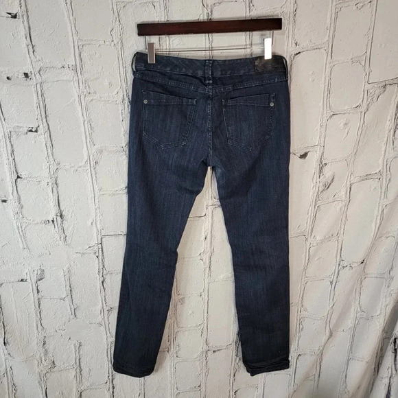 Express Womens Skinny Jeans Zelda Dark Wash Denim Mid Rise Casual Classic Fit 8R - Picture 5 of 8